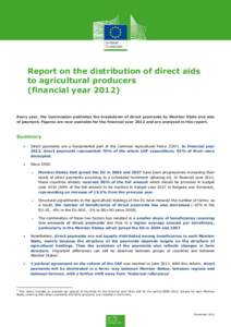 Direct payments FY 2012
               Direct payments FY 2012