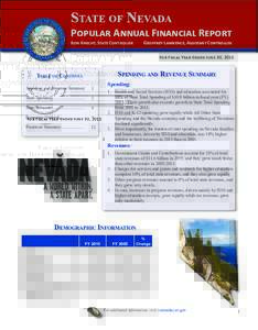 State of Nevada  Popular Annual Financial Report Ron Knecht, State Controller	  Geoffrey Lawrence, Assistant Controller