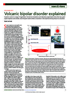 Volcanology: Volcanic bipolar disorder explained