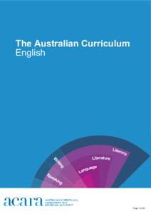 The Australian Curriculum English Page 1 of 36  English