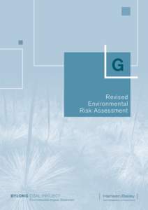 G Revised Environmental Risk Assessment  BYLONG COAL PROJECT
