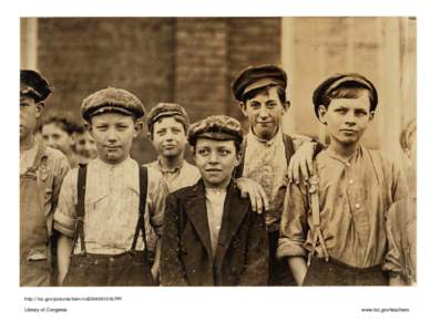 Doffer boys in Bibb Mill #1, Macon, Ga. Location: Macon, Georgia, 1909
