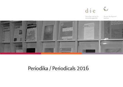 Periodika / Periodicals 2016  Nr