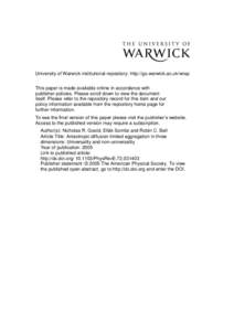 University of Warwick institutional repository: http://go