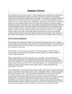 Microsoft Word - Gladiator School by Darren Laur.docx
