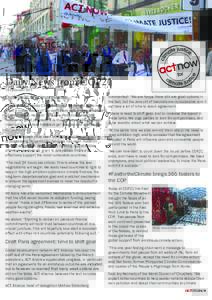 Daily News from COP21 10 December 2015 Draft deal: first impressions Christian Aid’s Senior Climate Advisor Mohamed Adow has given a mixed review of the draft Paris agreement, released