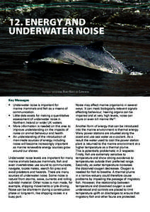 86  state of the seas 12. ENERGY AND UNDERWATER NOISE
