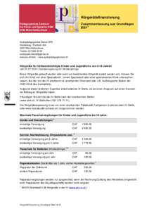 Hörgerätefinanzierung Zusammenfassung aus Grundlagen BSV3 Pädagogisches Zentrum für Hören und Sprache HSM