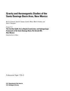 Gravity and Aeromagnetic Studies of the Santo Domingo Basin Area, New Mexico By V.J.S. Grauch, David A. Sawyer, Scott A. Minor, Mark R. Hudson, and Ren A. Thompson Chapter D of