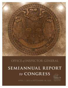 office of inspector gener al semiannual report  to congress