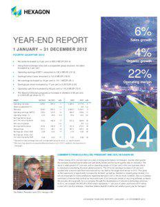 6%  YEAR-END REPORT