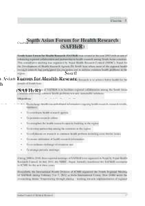 Indian Council of Medical Research / New Delhi / South Asia / South Asian Association for Regional Cooperation / Health / Asia / India / Regional Forum on Environment and Health in Southeast and East Asian Countries / Foreign policy of the Narendra Modi government