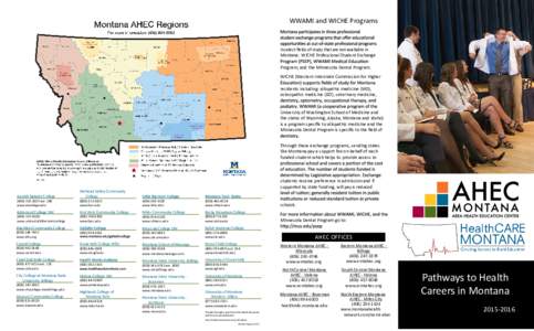 Health in the United States / Area Health Education Centers Program / Montana / WWAMI Regional Medical Education Program
