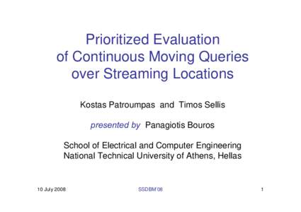 Prioritized Evaluation of Continuous Moving Queries over Streaming Locations