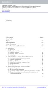 Cambridge University Press9 - Building Business in Post-Communist Russia, Eastern Europe, and Eurasia: Collective Goods, Selective Incentives, and Predatory States Dinissa Duvanova Table of Contents More