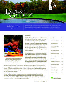 Ladew Newsletter FALL 2011_FOR WEB.indd