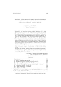 145  Documenta Math. Integral Mixed Motives in Equal Characteristic Denis-Charles Cisinski, Fr´