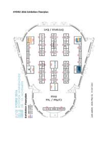 HYDRO 2016 Exhibition Floorplan  List of Exhibitors (A – Z) Company / Organization admodus Maritime Devices (Synergetik GmbH) AHM AirborneHydroMapping GmbH