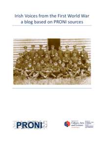 Irish Voices from the First World War a blog based on PRONI sources AugustThe aftermath of the assassination of the Archduke Franz Ferdinand. [INF/7/B/1/10]