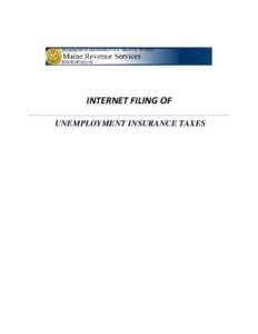 Microsoft Word - INTERNET FILING OF UNEMPLOYMENT INSURANCE TAX  INSTRUCTIONS .docx