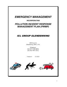 EMERGENCY MANAGEMENT INCORPORATING POLLUTION INCIDENT RESPONSE MANAGEMENT PLAN (PIRMP)