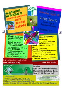 Gardening with Class Flyer 2