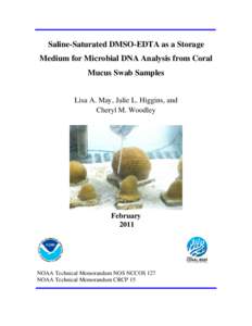 NOAA NOS Technical Memorandum CCFHR 1