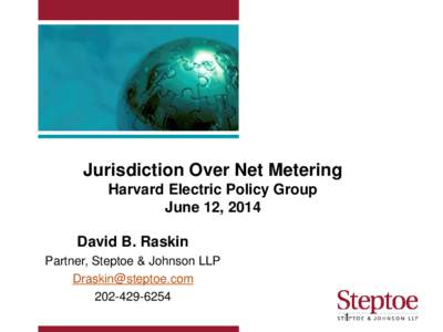 FERC Jurisdiction Over Net Metering