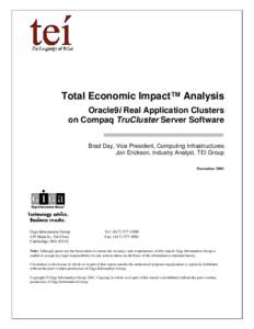Total Economic Impact (TM) Analysis