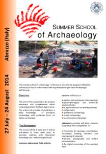 Archaeology / Monte Velino / Abruzzo / Fucine Lake
