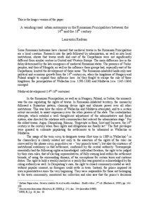 This is the longer version of the paper:  A winding road: urban autonomy in the Romanian Principalities between the