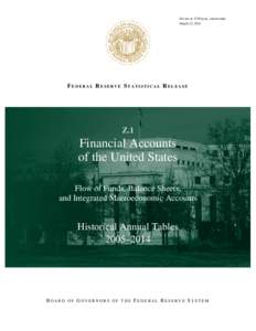 For use at 12:00 p.m., eastern time March 12, 2015 FEDERAL RESERVE STATISTICAL RELEASE  Z.1