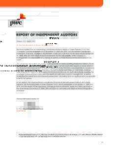 REPORT OF INDEPENDENT AUDITORS México, D.F., April 4, 2011 To the Stockholders of Grupo Televisa, S.A.B.: We have audited the accompanying consolidated balance sheets of Grupo Televisa, S.A.B. (the “Company”) and it