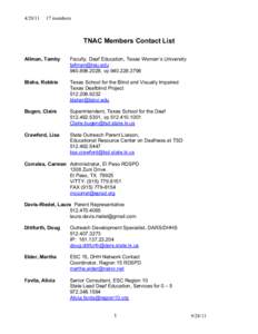 members TNAC Members Contact List Allman, Tamby