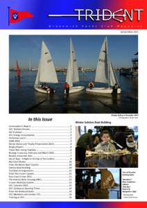 Dinghy sailing / Sailing / Dinghy racing / Guilford Young College / Wanderer / Yacht club / Hiking / Team racing / Olympic sports / Sports / Dinghies