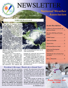 NEWSLETTER  National Weather Association December 2009 Emerging Technologies. .  .  .  .  .  .  .  .  .  .  .