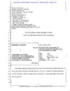 Case 3:15-cvWHA Document 35 FiledPage 1 of 7  1 KAMALA D. HARRIS