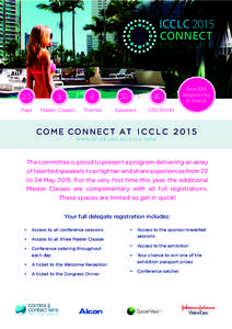 ICCLC 2015 CONNECT EYES TO LIFE Gold Coast  2.5