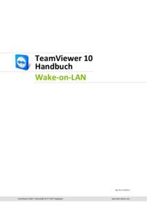 TeamViewer Handbuch – Wake-on-LAN