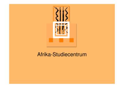 Afrika-Studiecentrum  FROM CLASSIFICATION TO THESAURUS … AND BACK? SUBJECT INDEXING TOOLS AT THE LIBRARY OF THE AFRIKA-STUDIECENTRUM, LEIDEN,