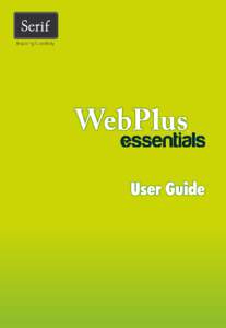 WebPlus Essentials User Guide (Edition 2)