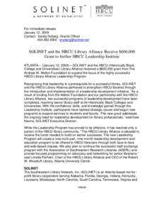 HBCU-Mellon Press Release.doc