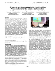 A Comparison of Cooperative and Competitive Visualizations for Co-located Collaboration