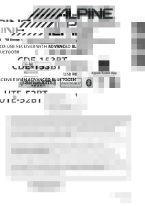 R  CD/USB RECEIVER WITH ADVANCED BLUETOOTH EN  CDE-153BT