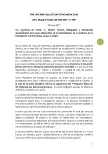 Microsoft Word - Discurso ELT Jornada H2020 y FP9 del