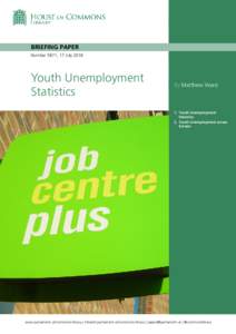 Youth Unemployment Statistics