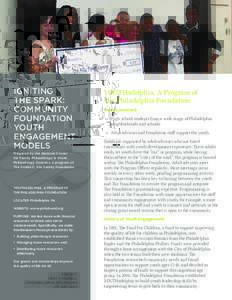 IGNITING THE SPARK: COMMUNITY FOUNDATION YOUTH ENGAGEMENT