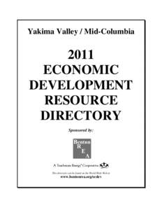 Yakima Valley / Mid-Columbia[removed]ECONOMIC DEVELOPMENT RESOURCE