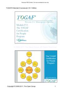 Microsoft PowerPoint - TOGAF-V91-F13-Certification