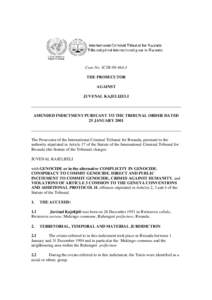 AMENDED INDICTMENT PURSUANT TO THE TRIBUNAL ORDER DATED 25 JANUARY 2001